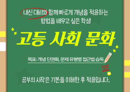 고등 사회·문화